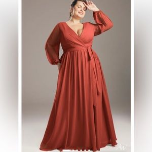 AW Bridal Diyan Dress (Rust)